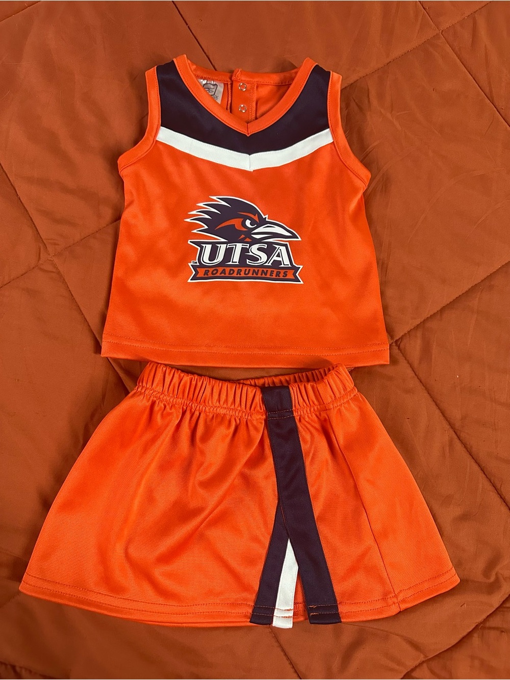 UTSA Roadrunners Toddler Orange Cheer Set 18months